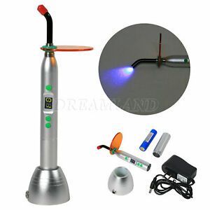 Dentist Dental LED Curing Light Lamp Wireless Cordless Resin Cure 10W 1800mw