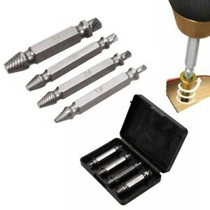 Double-Headed Damaged Screw Extractor Set Woodworking Supplies Guide Tool