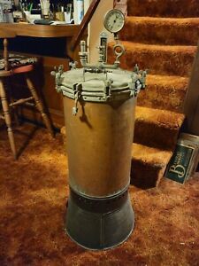 Vintage Copper Steam Autoclave