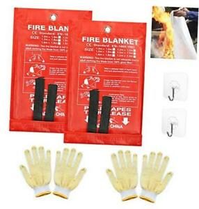 Emergency Fire Suppression Blankets Fiberglass Cloth Flame Retardant fire