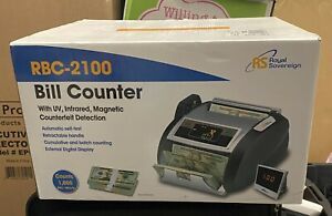 Electric Bill Counter UV Counterfeit Detector Royal Sovereign RBC-2100