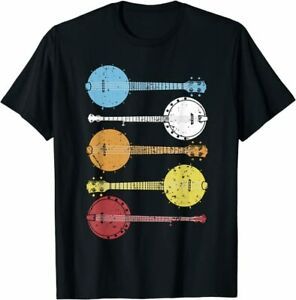 NEW Limited Vintage Banjo (2) Premium Gift Tee T-Shirt
