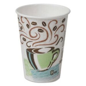 Dixie PerfecTouch 8-oz. Hot Cups, Multicolor, 1,000 Cups (DIX 5338CD)