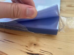 Clear 7 Mil Report Covers 8-1/2 x 11 [100] Plastic Binding Sheets unpunched