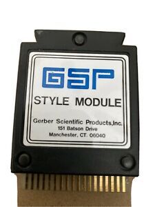 GSP GERBER SCIENTIFIC Style Module Style E (7c)