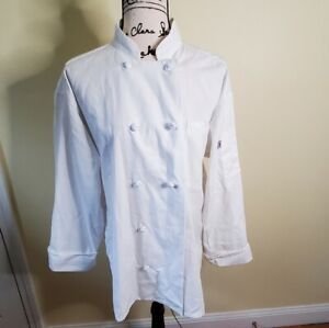 White Chefs Jacket Uncommon Threads Size L