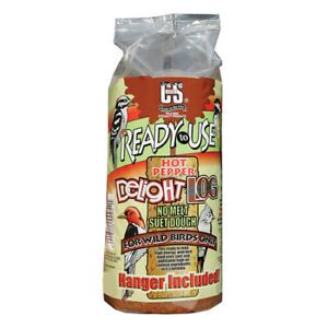 C&amp;S PRODUCTS 08953 Hot Pepper Suet Log 1Lb