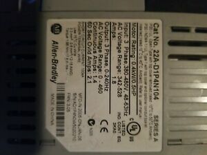 Allen Bradley Powerflex 4 VFD 22A-D1P4N104