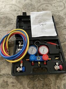 New R134A R12 Air Conditioning Manifold Gauge Set