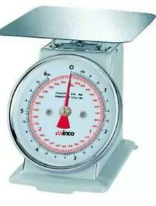 Scale Food Winware SCAL-62 2Lbs/1kg Scale With 6.5-Inch Dial