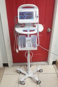 Welch Allyn 6000 Series Vital Signs Monitor with 4800-60 Mobile Stand Cart