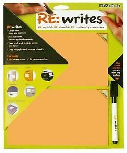 Re: Writes Academic Dry Erase Notes, 2 Note Pads 4x7&#034;, 1 Black Dry Erase Marker