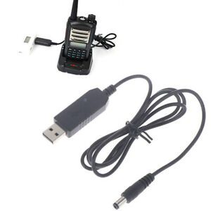 Talkie USB Charging Cable For BaoFeng UV-5R UV-82 BF-F8HP UV-82HP Charger Ba~ ek