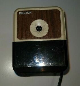 Vintage Boston Model 18 Electric Pencil Sharpener Tested &amp; Working Made in USA