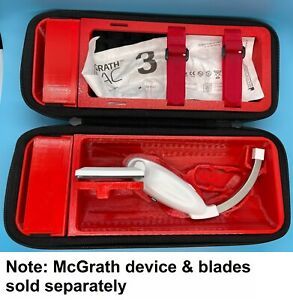 McGrath Video Laryngoscope Case Custom 3D printed - RED- (Best Offer Listing)