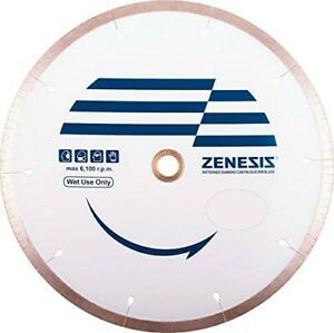 7&#034; Tile Blade (Wet) ZENESIS Grade For Pool Tile, Large Format Porcelain, Pavers