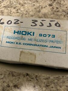 Genuine HIOKI 9073 Metalized Recording Paper  Chart Paper Roll (9 Rolls)