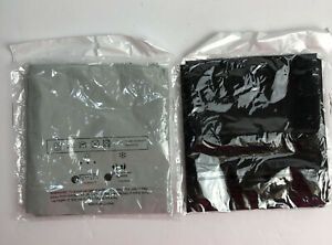 Lot of 2 Black/Gray Multifunctional Seamless Wear Head/Face Mask