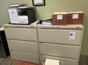 3Dr 36&#034;Wx18&#034;Dx39&#034;H Lateral File Cabinet by Haworth Office Furniture w/ Lock&amp;Key