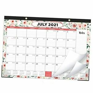 2021-2022 Desk Calendar - 18 Monthly Desk/Wall Calendar 2-in-1, 17&#034; x Medium