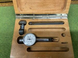 BROWN &amp; SHARPE SWISS MADE BESTEST DIAL INDICATOR 0001” WITH CASE AND MOUNT