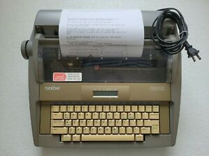 Brother XS-4000 DaisyWheel Portable Electronic Typewriter - Works!