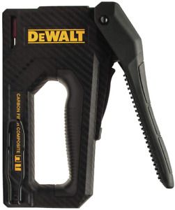 DEWALT Staple Gun, Carbon Fiber Body, 2-In-1 Tacker (DWHT80276)