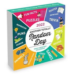 2022 Another Random Day Daily Desktop Calendar