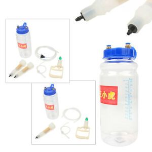 Vacuum Milking Machine 0.5 Gallon 2-Teat Goat Sheep Milker Barrel Handheld Kit