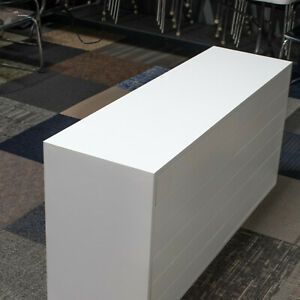 Retail Chest with 12 Drawers, White, Wood, Gently Used