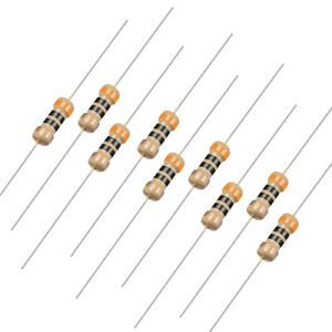 1/4 Watt 30 Ohm Carbon Film Resistor 5% Tolerances 0.25W 500pcs 4 Color Band