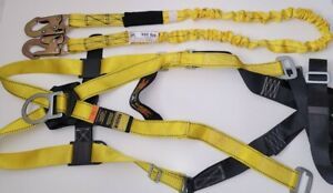 Guardian Fall Protection Kit 6&#039; Vertical Lifeline &amp; Velocity Harness Size S-L