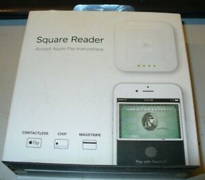 Square A-SKU-0115-04 Contactless Credit Card and Chip Reader - White  Square