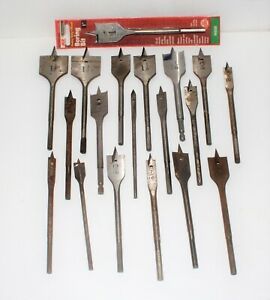 18 Flat/Spade Wood Drilling Bits