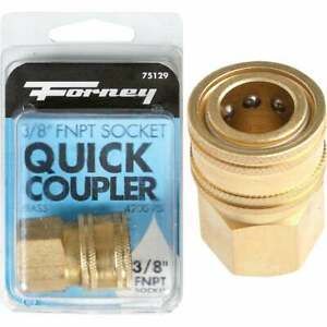 Forney 3/8 Female Quick Coupler Pressure Washer Socket 75129  - 1 Each