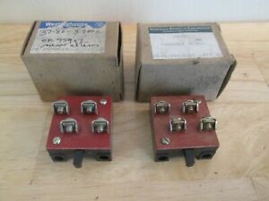 Westinghouse &amp; Homewood OT1A Oil-Tight Single Contact Blocks - NEW in the Box!