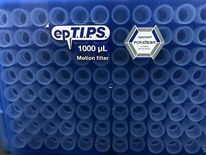 Eppendorf epTIPS Motion 1000 ul - 96 Pipette Tips Filtered PCR Clean SafeRacks
