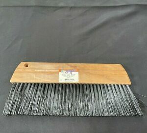 Kraft Tool USA Concrete Finishing Broom 12&#034; Wood Curb Brush CC169 New Old Stock