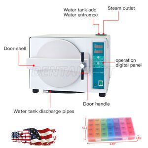 18 Liter Dry Heat SterIlizer Autoclave Tool Disinfection Machine Dental Medical
