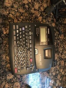 Casio EZ Label Printer KL-8100 Plus  w/ Adapter High Performance Large Display