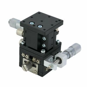 XYZ Linear Stage Aluminum LD40-LM 40x40mm 3 Optical Stage High Accuracy Manual