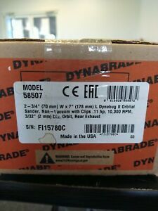 Dynabrade 58507 - 2-3/4&#034; (70 mm) W x 7&#034; (178 mm) L Dynabug II Orbital Sander