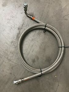4ct CTI - CRYOGENICS 8043074 , 5 FT LENGTH 1/2&#034; ID 260 PSI STAINLESS STEEL HOSE