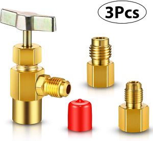 R134A  Refrigerant  Opening  Valve  8401  Style  Can  Tap  6015  Tank  Vacuum  P