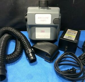 1 3M 520-03-63 AIR-MATE HEPA FILTER UNIT w Charger, Battery &amp; Hose      L/kp