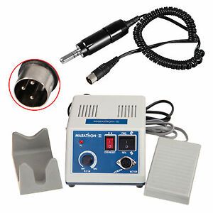 Dental Lab Marathon Electric Micromotor 35,000 rpm Motor Handpiece Black N3 CA