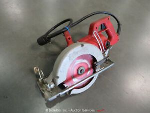 Milwaukee Heavy Duty 7-1/4&#034; Worm Gear Hand Circular Saw 120V bidadoo -Repair