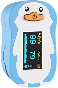 Wellue Children Pulse Oximeter Fingertrip with Warning Function, Blood Oxygen Sa
