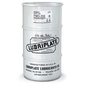 LUBRIPLATE L0741-061 Fmo-350,  Drum, Iso-68 H-1/Food Grade Usp White Mineral