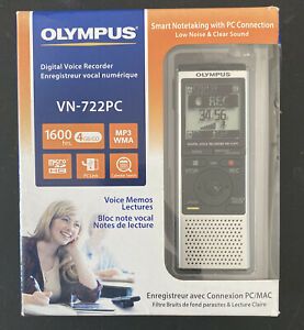 Olympus Digital Voice Recorder VN-722PC, W/ PC Connection, Sealed Box